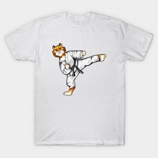 Cartoon Tiger does Tang Soo Do T-Shirt